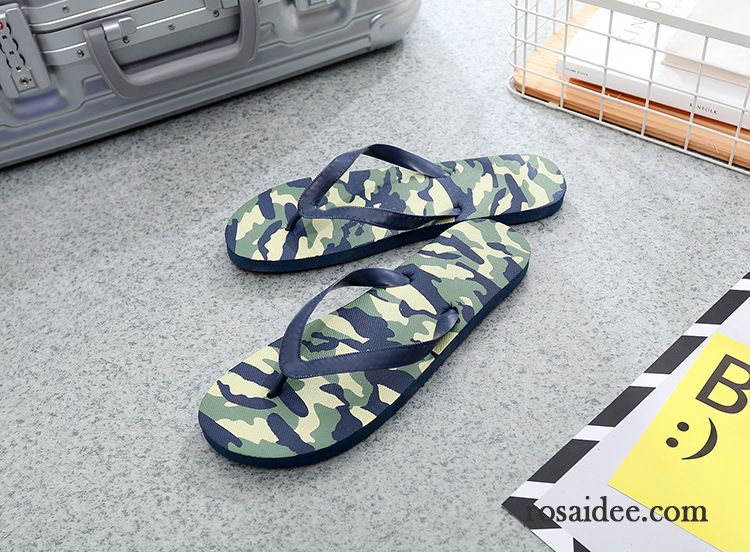 Flip Flops Herren Kostenloser Versand Rutschsicher Gemütlich Trend Casual Tragen Grün