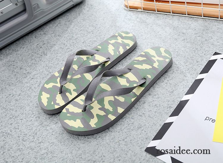 Flip Flops Herren Kostenloser Versand Rutschsicher Gemütlich Trend Casual Tragen Grün