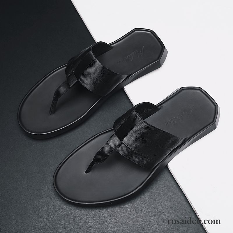 Flip Flops Herren Mode Persönlichkeit Schuhe Sommer Neue Hausschuhe Sandfarben Schwarz