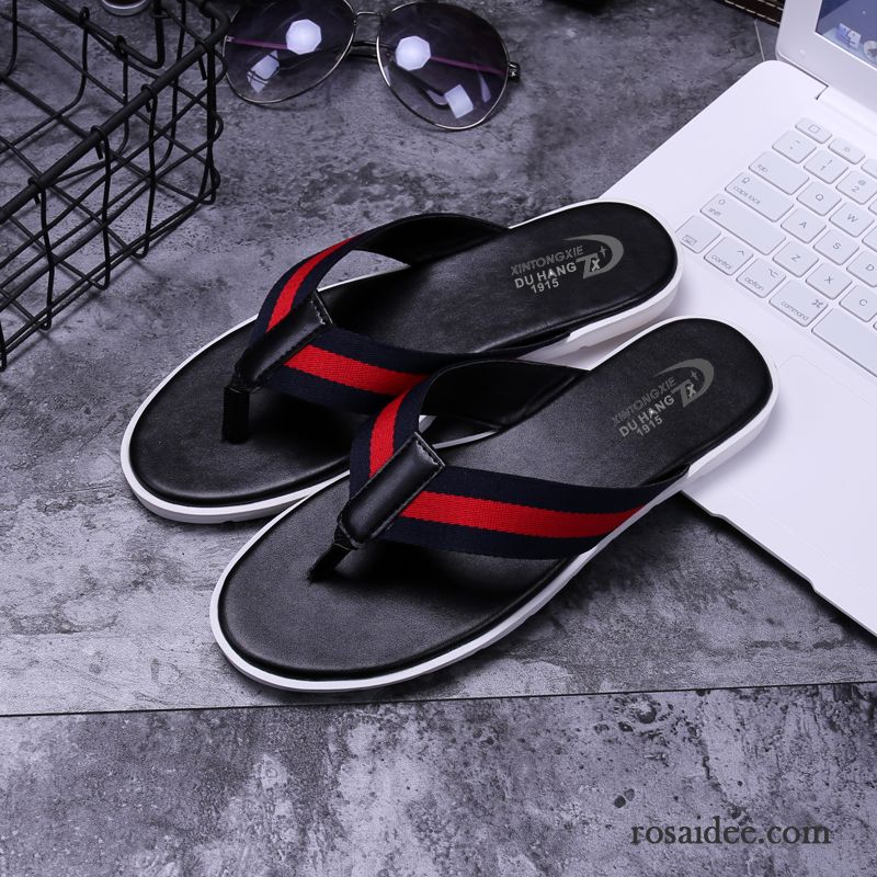 Flip Flops Herren Neue Rutschsicher Sommer Schuhe Ultra Sandalen Sandfarben Weiß