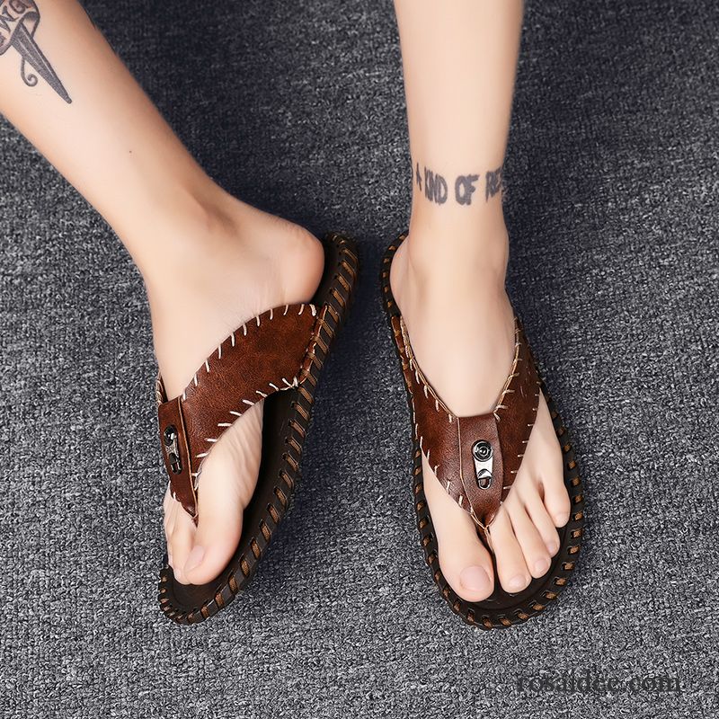 Flip Flops Herren Pantolette Trend Persönlichkeit Sommer Neue Sandalen Schwarz