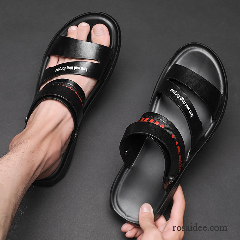 Flip Flops Herren Persönlichkeit Sandalen Trend Sommer Hausschuhe Neue Sandfarben Weiß