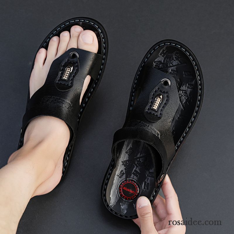 Flip Flops Herren Persönlichkeit Sandalen Trend Sommer Hausschuhe Neue Sandfarben Weiß