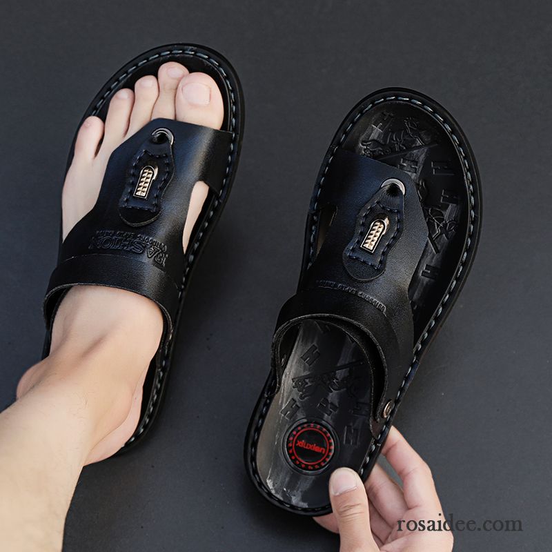 Flip Flops Herren Persönlichkeit Sandalen Trend Sommer Hausschuhe Neue Sandfarben Weiß