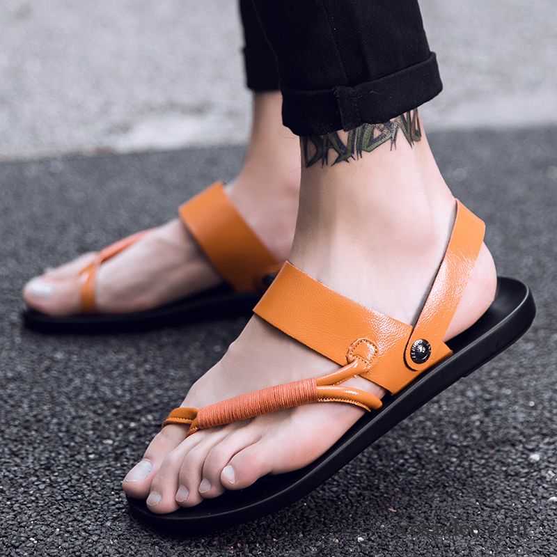 Flip Flops Herren Sandalen Casual Neue Hausschuhe Mode Sommer Schwarz