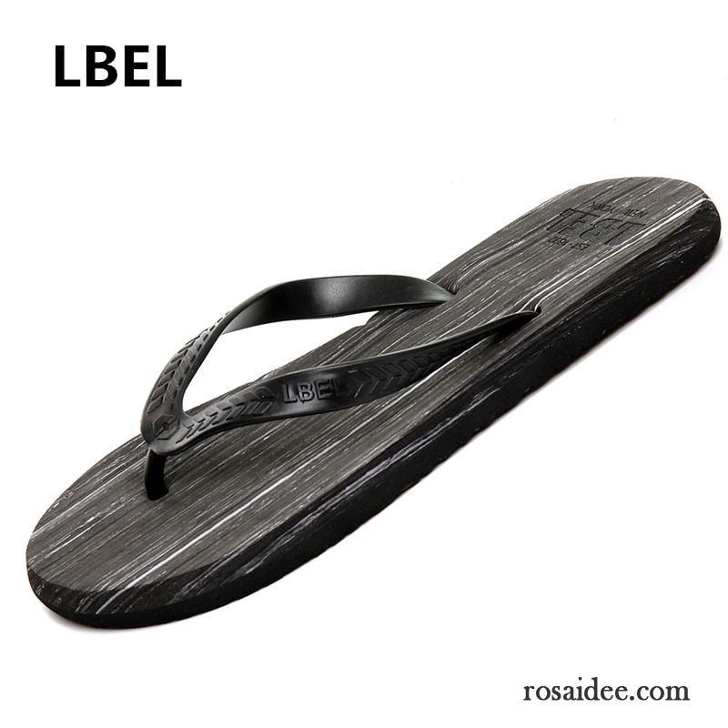 Flip Flops Herren Sandalen Sommer Rutschsicher Trend Hausschuhe Persönlichkeit Sandfarben Braun