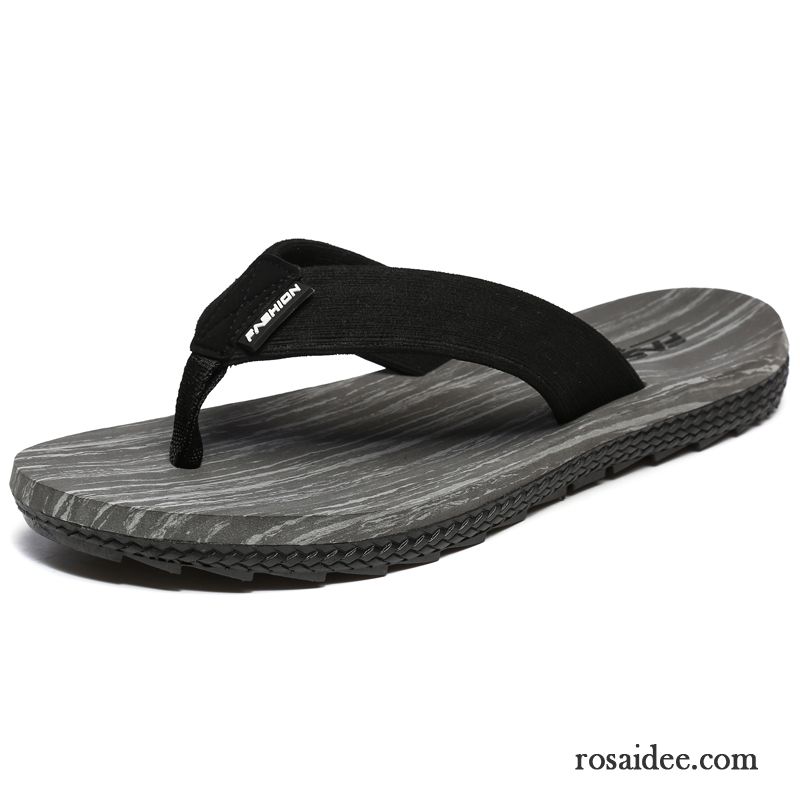 Flip Flops Herren Schuhe Sandalen Sommer Trend Hausschuhe Persönlichkeit Sandfarben Braun