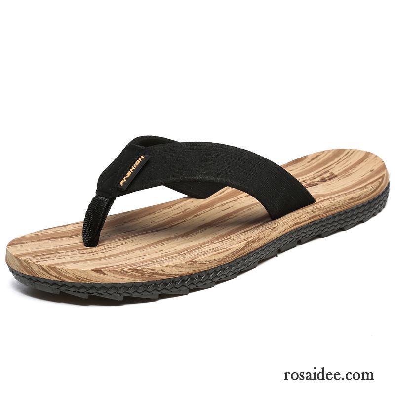 Flip Flops Herren Schuhe Sandalen Sommer Trend Hausschuhe Persönlichkeit Sandfarben Braun