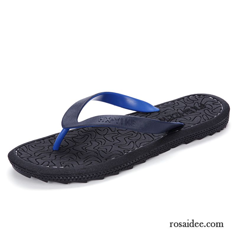 Flip Flops Herren Schuhe Trend Casual Neue Große Größe Rutschsicher Sandfarben Blau