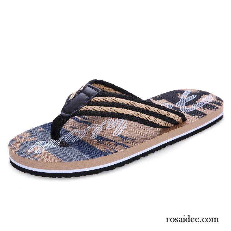 Flip Flops Herren Schuhe Trend Casual Neue Große Größe Rutschsicher Sandfarben Blau