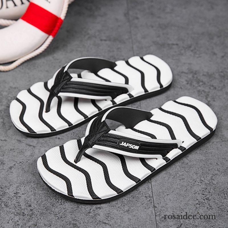 Flip Flops Herren Trend Große Größe Lovers Sommer Rutschsicher Schuhe Sandfarben Blau