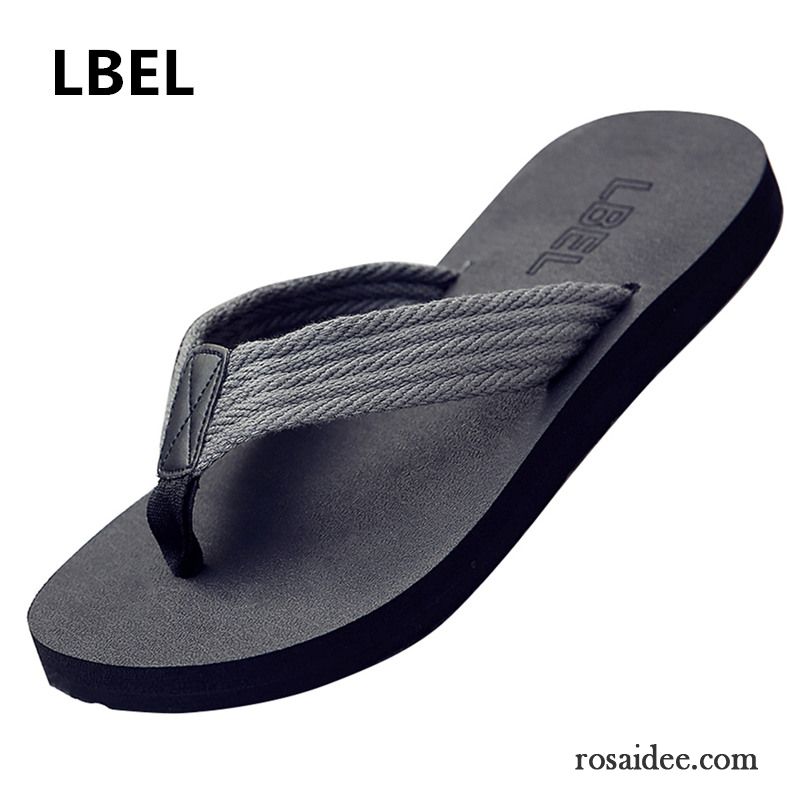 Flip Flops Herren Trend Sommer Sandalen Persönlichkeit Weiche Sohle Mode Sandfarben Braun