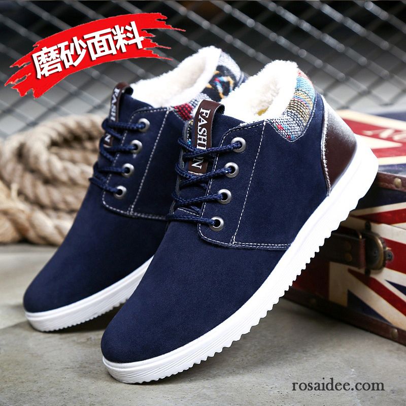 Gefütterte Schuhe Herren Trend Herren Neue Wasserdicht Skaterschuhe Herbst Baumwolle Schuhe Feder Casual Sportschuhe