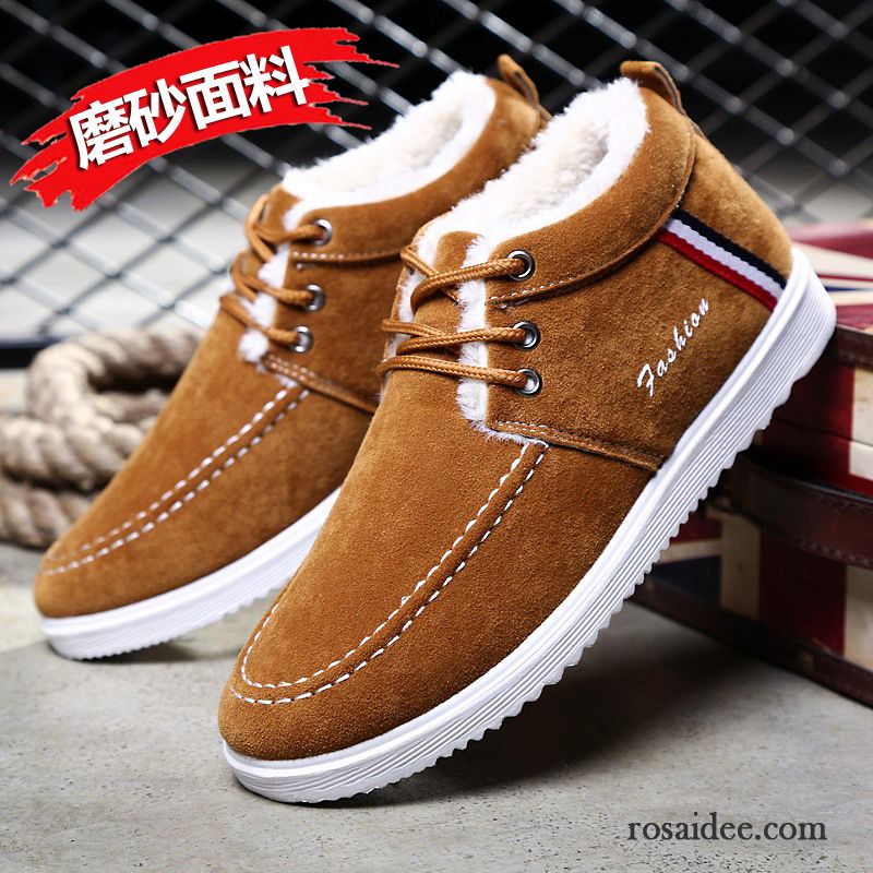 Gefütterte Schuhe Herren Trend Herren Neue Wasserdicht Skaterschuhe Herbst Baumwolle Schuhe Feder Casual Sportschuhe