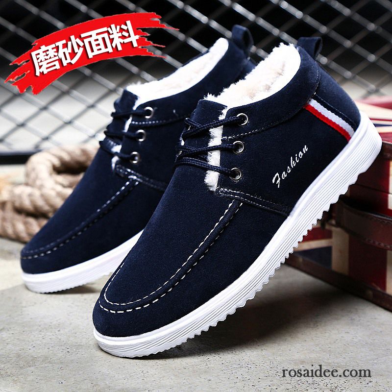 Gefütterte Schuhe Herren Trend Herren Neue Wasserdicht Skaterschuhe Herbst Baumwolle Schuhe Feder Casual Sportschuhe