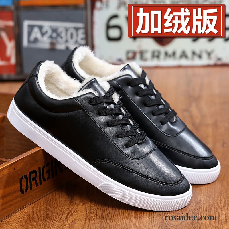 Gefütterte Schuhe Herren Trend Herren Neue Wasserdicht Skaterschuhe Herbst Baumwolle Schuhe Feder Casual Sportschuhe