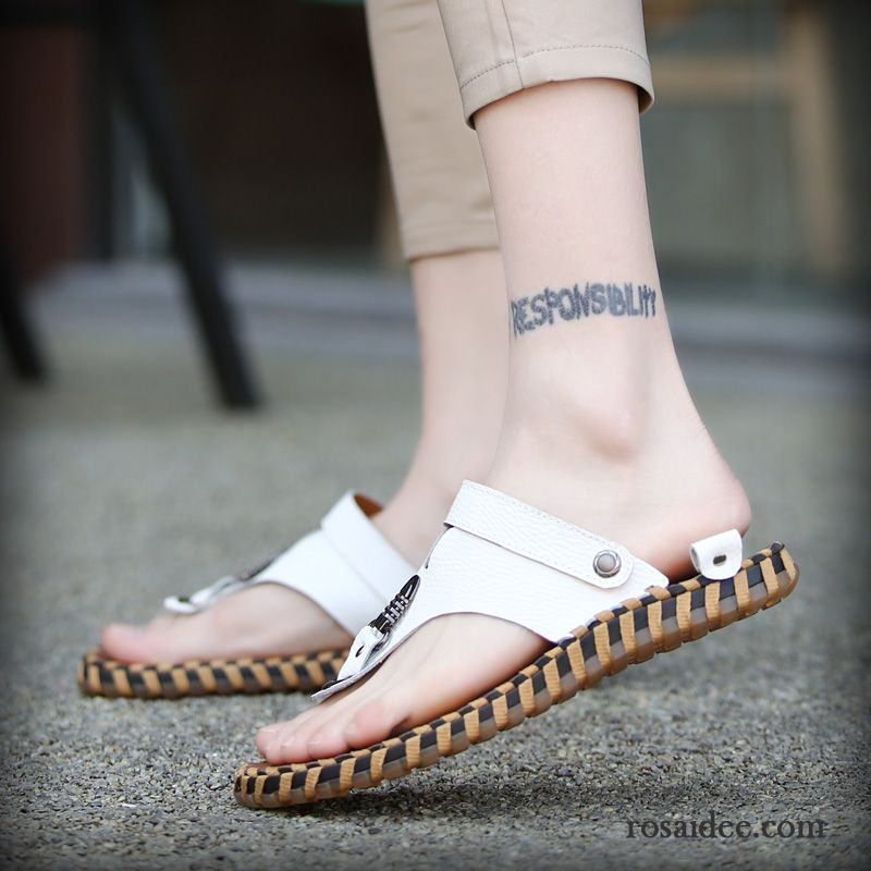 Geschlossene Sandalen Herren Sandalen Sommer Hausschuhe Neue Denim Herren Strand Trend Günstig