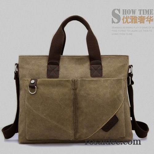 Geschäftstasche Herren Herren Messenger-tasche Rucksäck Handtaschen Freizeit Aktentasche Geschäft Canvastasche Laptoptasche Billig