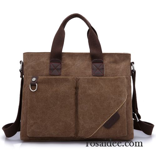 Geschäftstasche Herren Herren Messenger-tasche Rucksäck Handtaschen Freizeit Aktentasche Geschäft Canvastasche Laptoptasche Billig