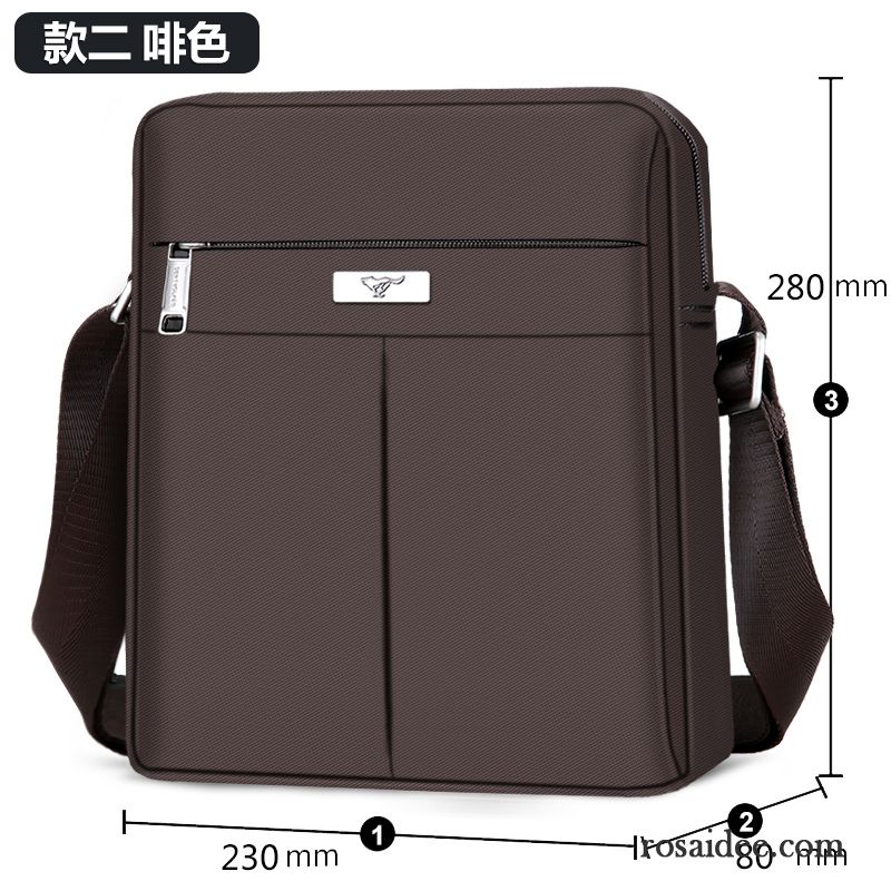 Geschäftstaschen Herren Freizeit Schultertaschen Messenger-tasche Herren Canvastasche Oxford-tuch Rabatt