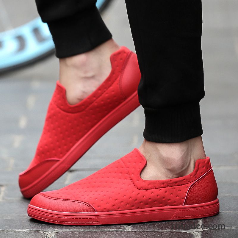 Haferlschuhe Herren Slip-on Herren Sommer Trend Casual Schuhe Faul Rot Kaufen