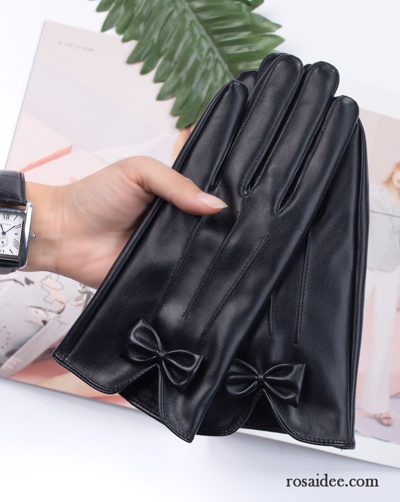 Handschuhe Damen Touchscreen Neu Trend Dicke 2019 Winddicht Rosa