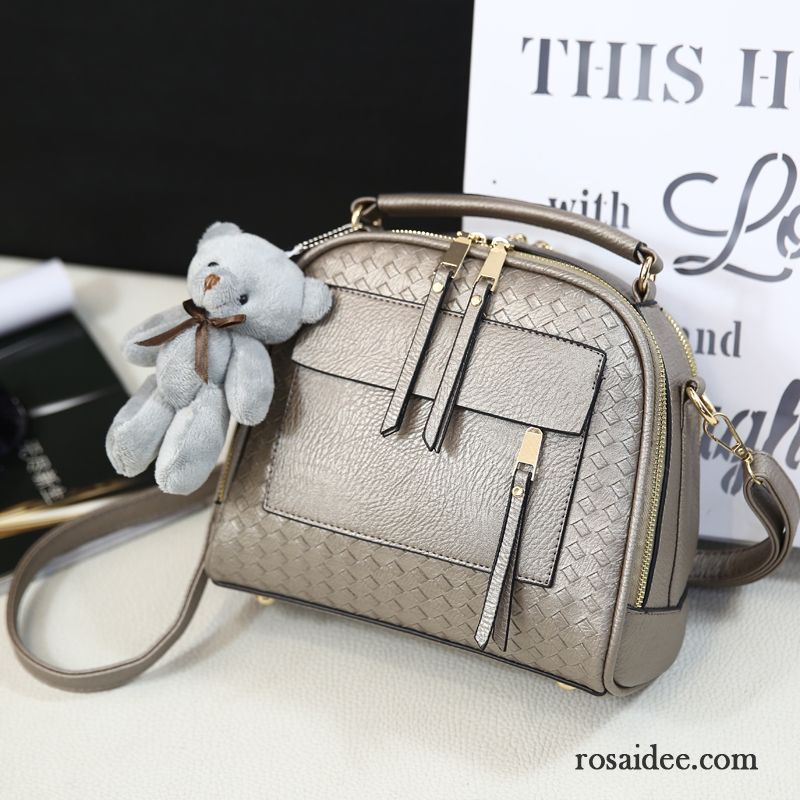 Handtasche Beige Leder Handtaschen Einfach Mode Das Neue Herbst Winter Schultertaschen