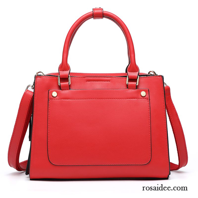 Handtaschen Damen Das Neue Einfach Allgleiches Mode Heiraten Khaki Rot