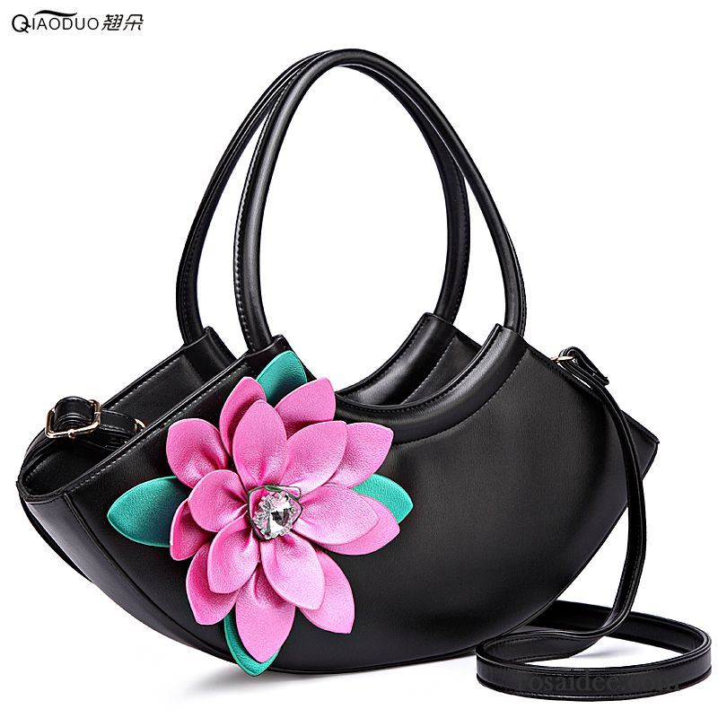 Handtaschen Damen Frühling Blumen Nachahmung Strass Das Neue Grün