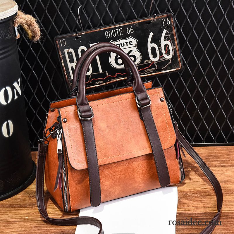 Handtaschen Damen Messenger-tasche Hohe Kapazität Herbst Winter Mode Das Neue Schwarz