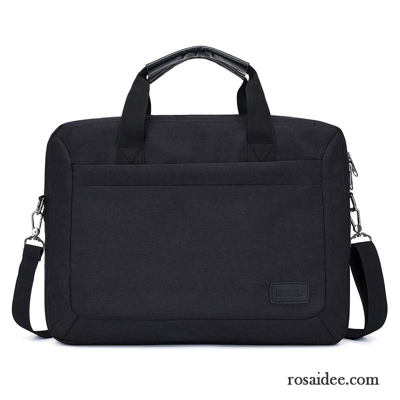 Handtaschen Herren Freizeit Laptoptasche Geschäft Wasserdicht Das Neue Tragen Grau