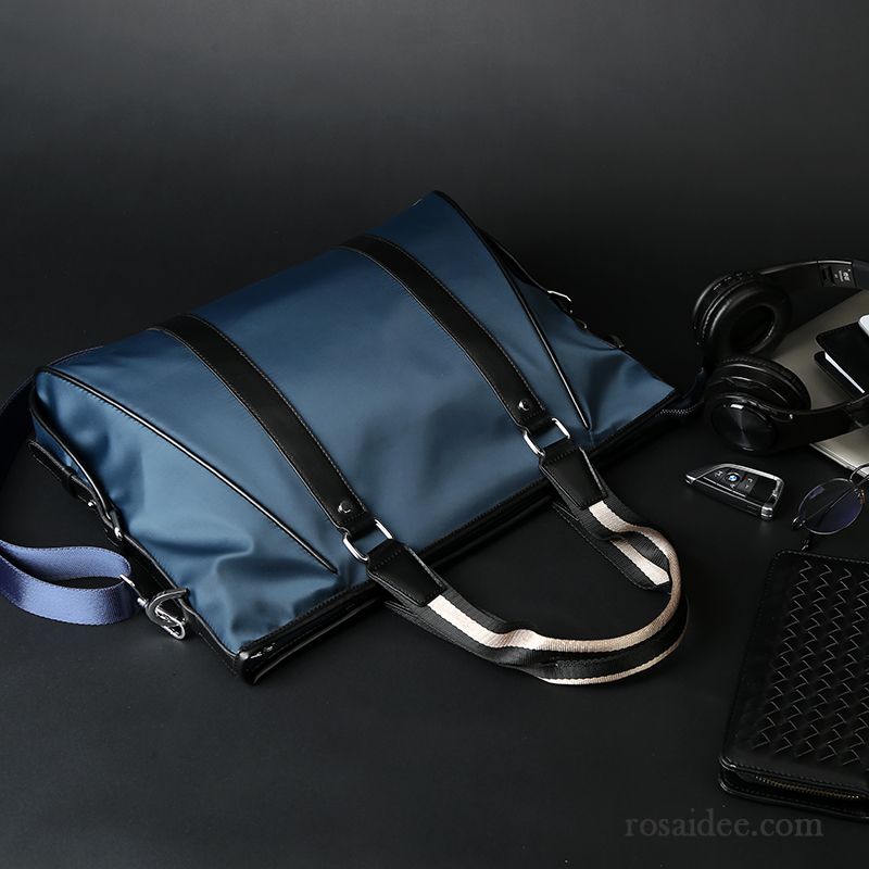 Handtaschen Herren Geschäft Laptoptasche Messenger-tasche Aktentasche Oxford-tuch Nylon Blau