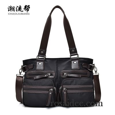 Handtaschen Herren Nylon Geschäft Schultertaschen Messenger-tasche Freizeit Wasserdicht Grün