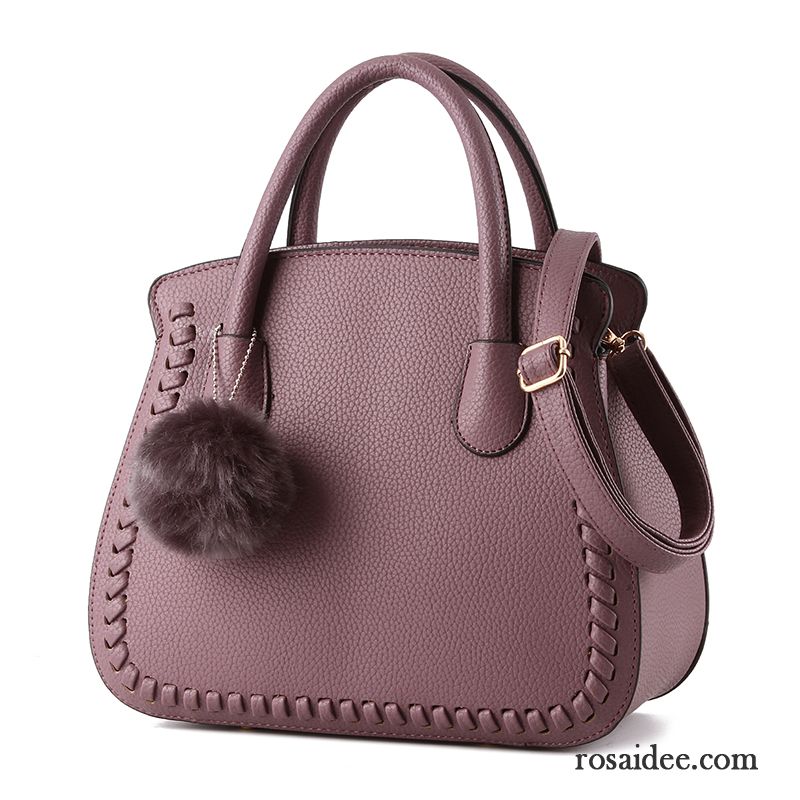 Handtaschen Leder Damen Das Neue Taschen Trend Handtaschen Hohe Kapazität Winter Süß Mode Kaufen
