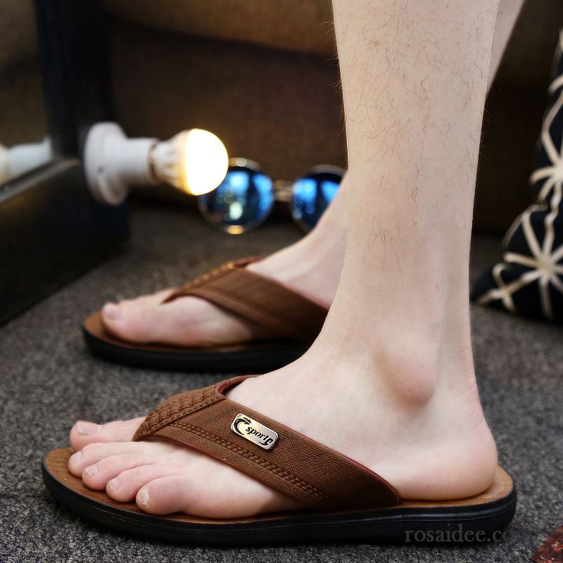 Hausschuhe Männer Cool Neue Schuhe Sandalen Herren Casual Trend Sommer Atmungsaktiv Hausschuhe Günstig