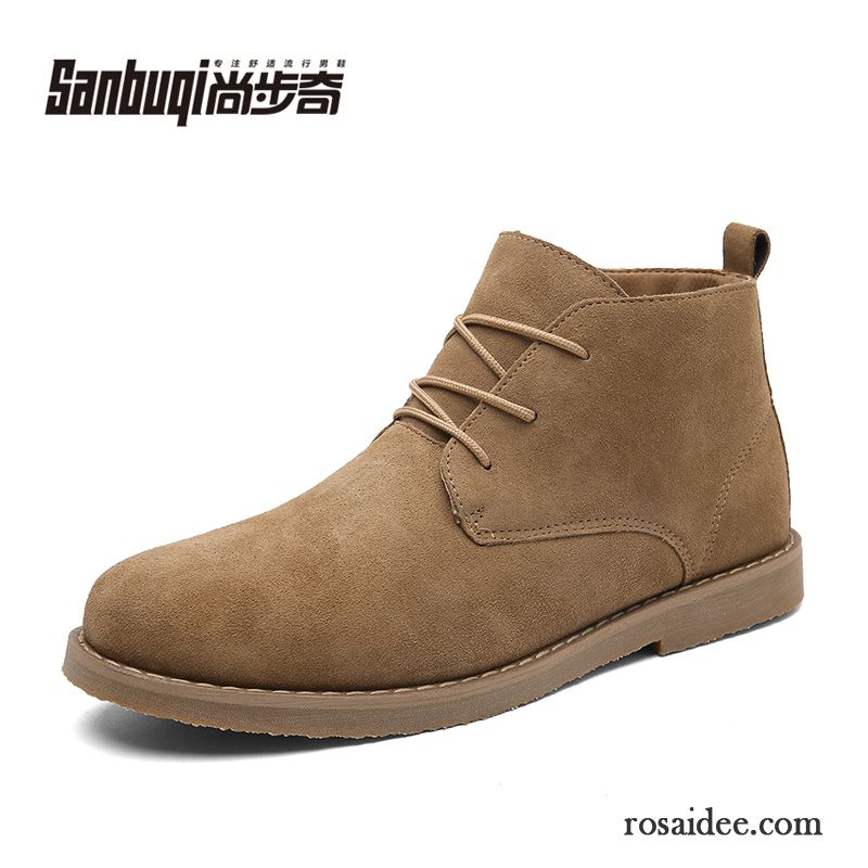 Herren Gefüttert Neue Trend Kurze Stiefel Herbst England Allgleiches Herren Martin Stiehlt Schuhe Hohe Billig