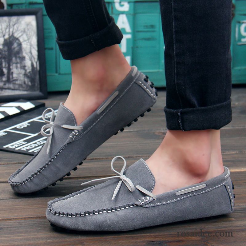Herren Hausschuhe Sommer Slip-on Faul Schuhe Weiß Trend England Herbst Herren Lederschue Casual Kaufen