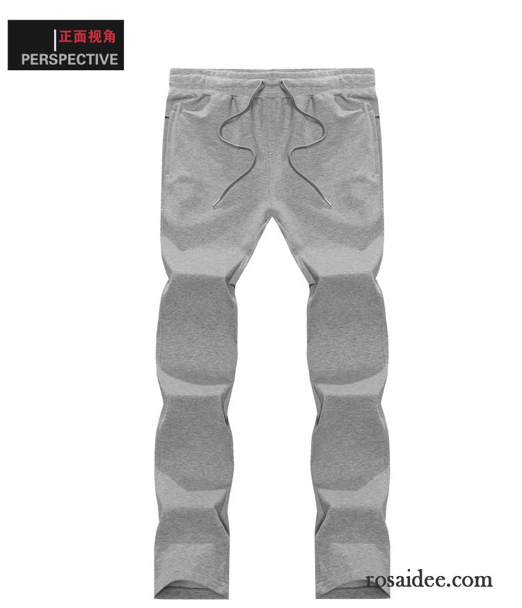 Herren Jeans Knopfleiste Lange Freizeit Große Größe Fett Herren Herbst Trend Baumwolle Feder Rein Gerade Hose Billig