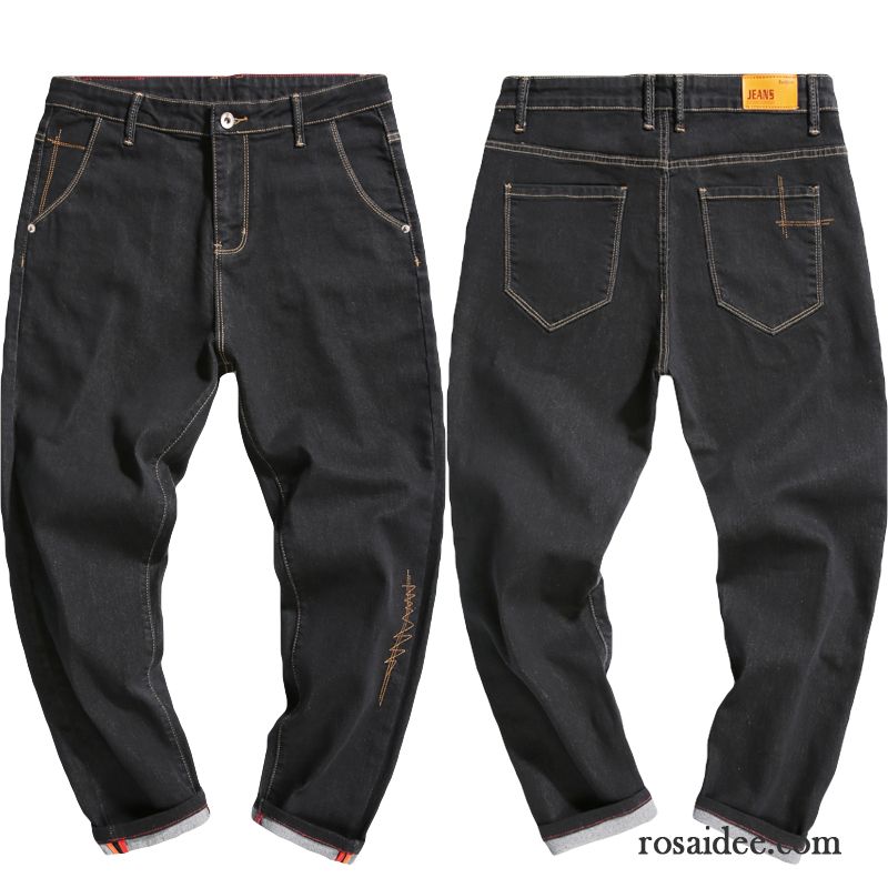 Herren Jeans Loose Fit Hell Schüler Herbst Feder Retro Blau Harlan Dünn Jeans Allgleiches Lose Neunte Hose Herren Kaufen