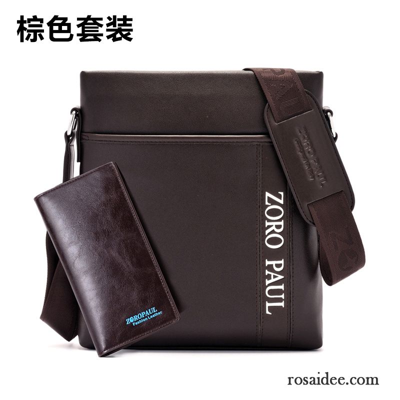 Herren Laptoptasche Leder Rucksäck Herren Leder Taschen Freizeit Messenger-tasche Schultertaschen Günstig