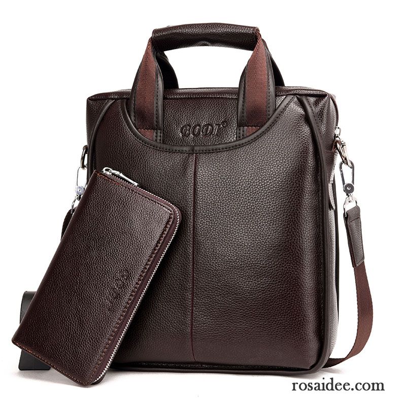 Herren Messenger Bag Leder Rucksäck Schultertaschen Handtaschen Messenger-tasche Herren Geschäft Freizeit Trend