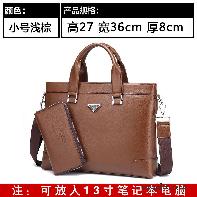 Herren Schultertasche Leder Messenger-tasche Laptoptasche Handtaschen Geschäft Kreuzung Herren Leder Freizeit Aktentasche