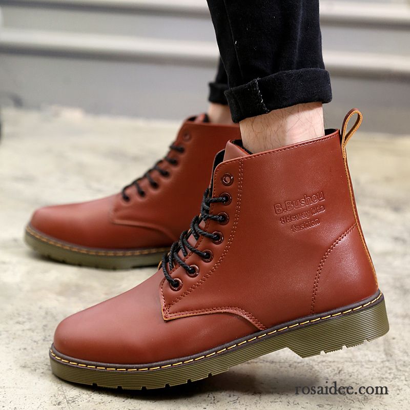 Herren Hoch Lederschue Herbst Kurze England Neue Cargohose Schuhe Herren Martin Stiehlt Trend Hohe Kaufen