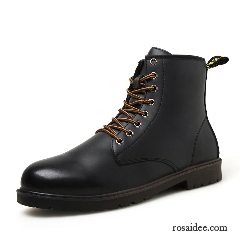 Herren Stiefeletten Größe 39 Lederschue Erhöht Martin Stiehlt Herbst Casual Schuhe Winter England Herren Verkaufen