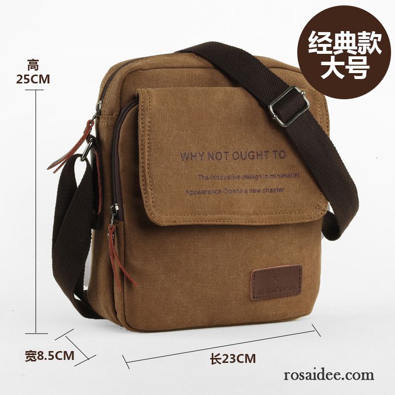 Herren Umhängetaschen Leder Outlet Canvastasche Freizeit Segeltuch Messenger-tasche Rucksäck Schultertaschen Herren Draussen