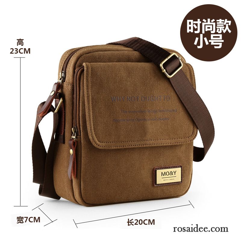 Herren Umhängetaschen Leder Outlet Canvastasche Freizeit Segeltuch Messenger-tasche Rucksäck Schultertaschen Herren Draussen