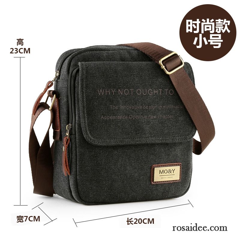 Herren Umhängetaschen Leder Outlet Canvastasche Freizeit Segeltuch Messenger-tasche Rucksäck Schultertaschen Herren Draussen