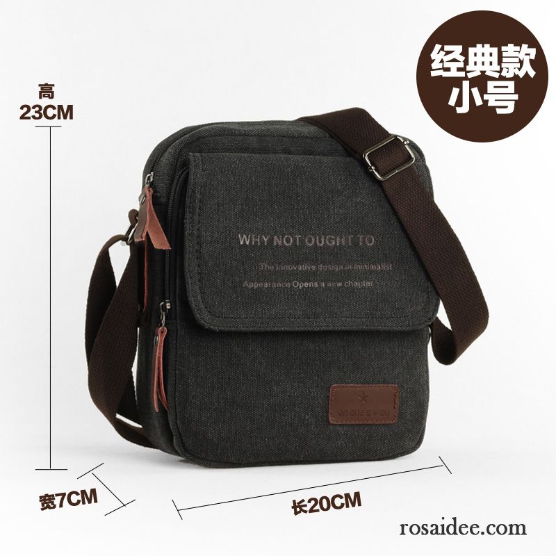 Herren Umhängetaschen Leder Outlet Canvastasche Freizeit Segeltuch Messenger-tasche Rucksäck Schultertaschen Herren Draussen