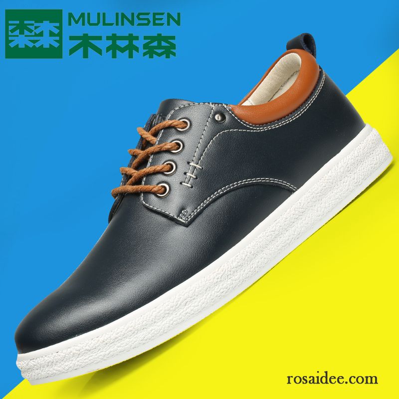 Herrenschuhe Sneaker Skaterschuhe Neue Echtleder Herbst Allgleiches Trend Herren Casual