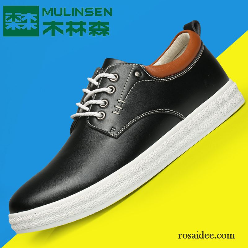 Herrenschuhe Sneaker Skaterschuhe Neue Echtleder Herbst Allgleiches Trend Herren Casual